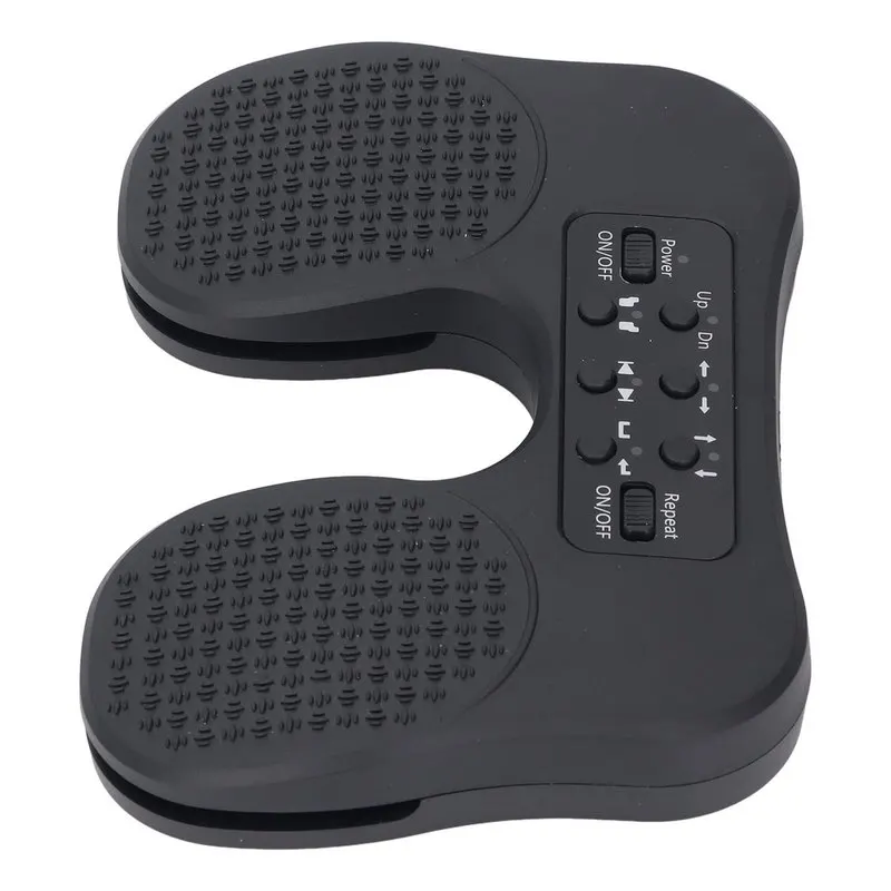 Music Page Turner Rechargeable WiFi BT USB C Wired Connection Custom Foot Pedal for Tablets Phones Piano Keyboards