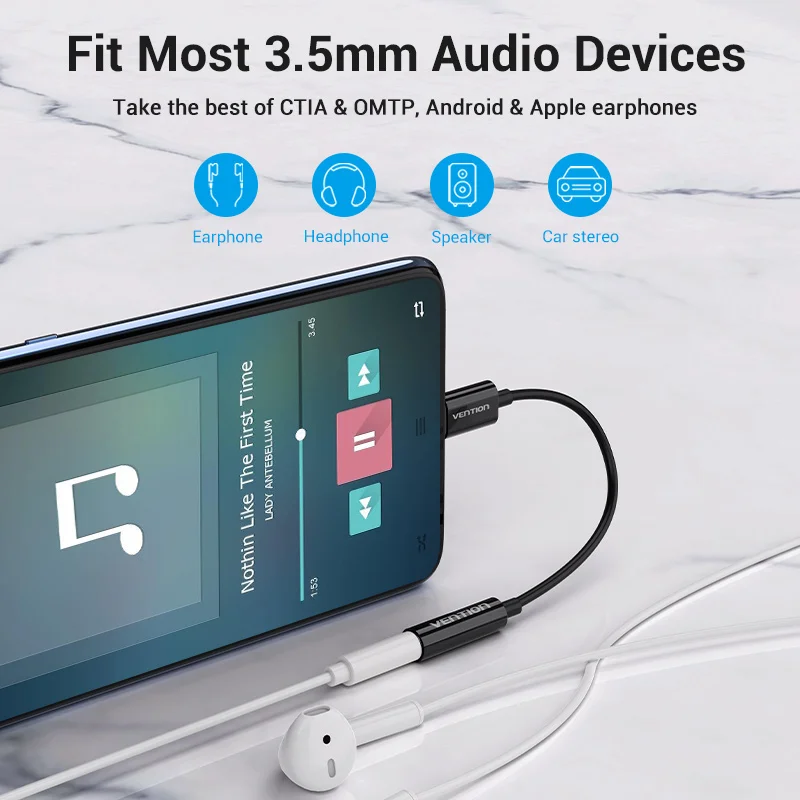 USB Type C To 3.5mm Jack Earphone Adapter For Xiaomi 14 Ultra 13 12 11 Redmi OnePlus 10T Pro Huawei 3.5mm Audio Cable Converter