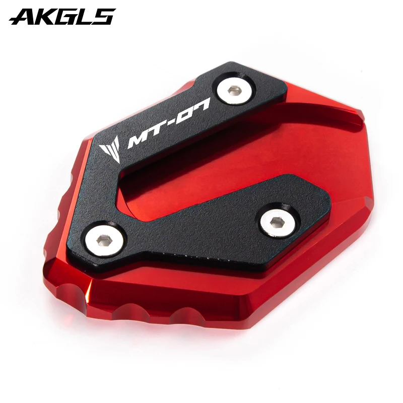 For YAMAHA MT07 MT 07 MT-07 MT09 tracer 900 /gt 700 /gt TRACER 9gt side stand extension pads enlarge stand plate expander