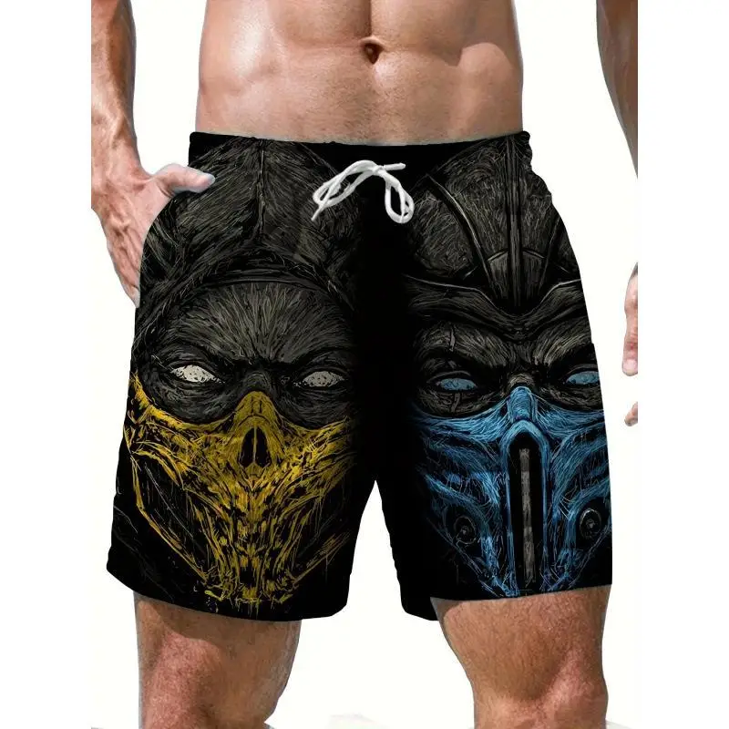 Quick Dry Floral Print Shorts Men's Casual Loose Fit Comfortable Breathable Summer Shorts Non-Merchandise Brand Neutral