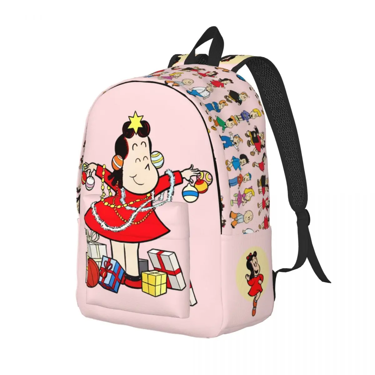 Lycée Fun Multi Compartiments Snack Storage T-The Little Lulu Show Sac pour ordinateur portable, Sac à main pour filles, Anniversaire