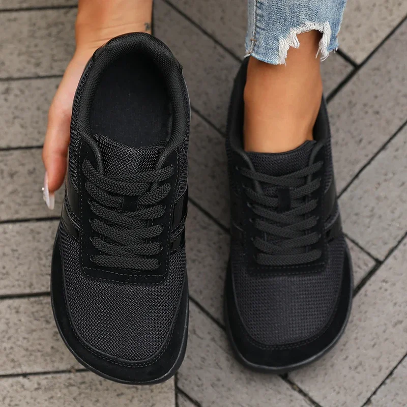 20225 breite Zehen-Box-Schuhe für Damen, gepolstert, gut extra breite Schuhe, neue, rutschfeste, breite, leichte, atmungsaktive Laufschuhe – Detail 5