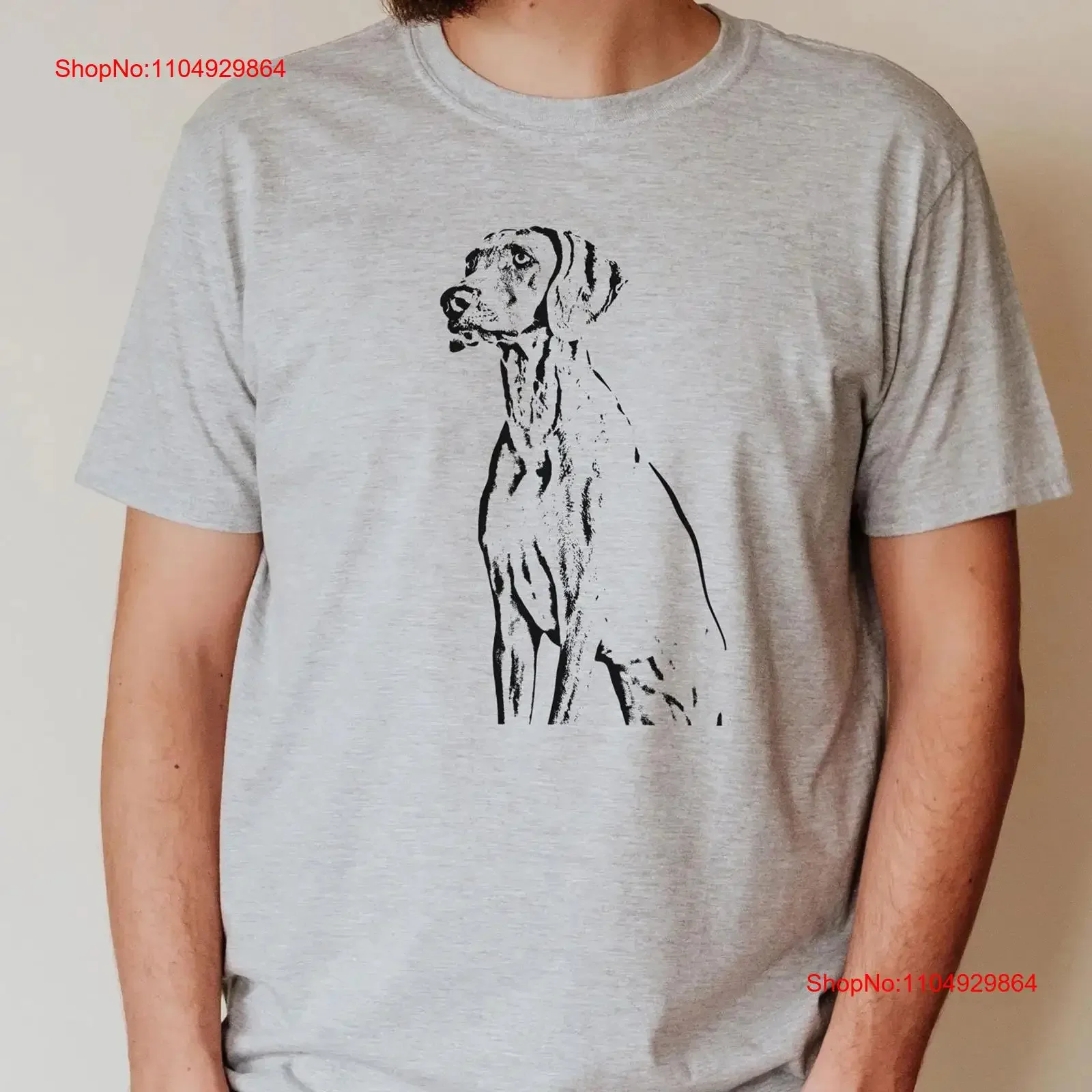 Weimaraner T Shirt s Dog Mum For Lovers Owner Weimy vintage Washed Versatile Slightly Stylish fashion designer clothes graphic