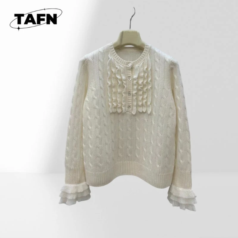 Trendy Neck Sweater for Women, Warm and Elegant for Winter Soft Comfortable Fuzzy Knit Sweater for Women A25375