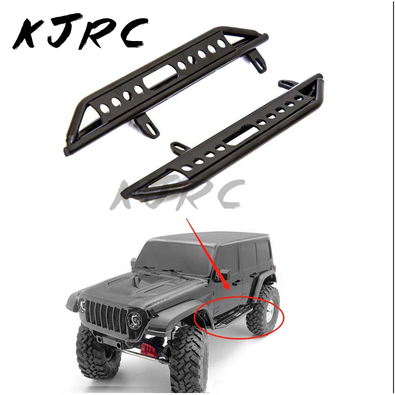 

Metal Side Pedals Step Running Board Rock Slider Suitable for 1/10 axial SCX10 III AX103007 Remote Contorl Upgrade Parts W01