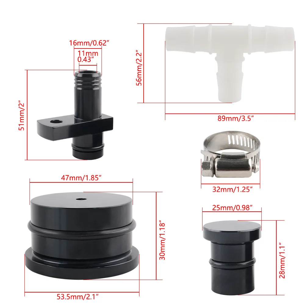 PCV oil circuit modification kit 04.5-10 for Chevrolet GMC 6.6L DURAMAX diesel engine
