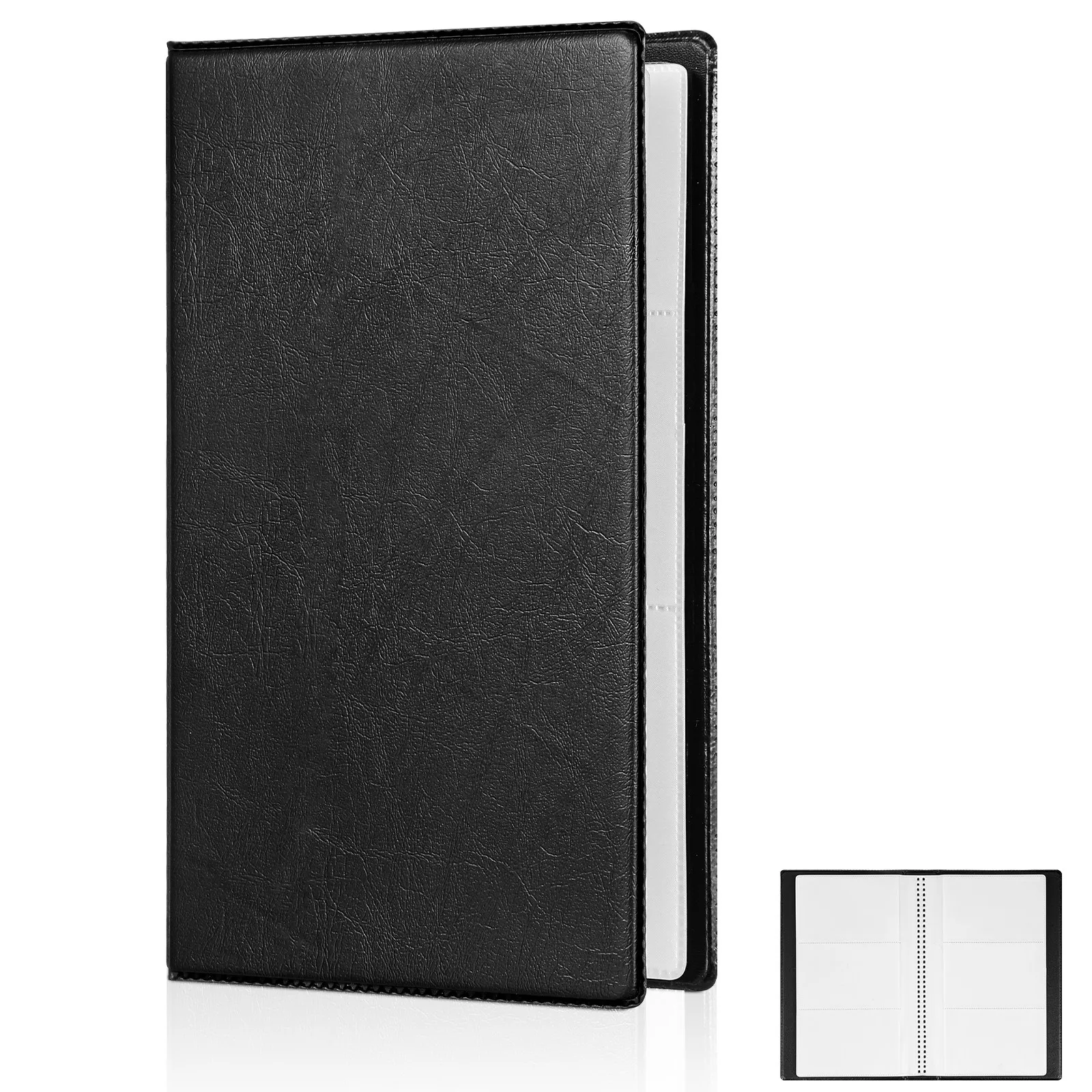 Business Card Organizer Book Functional Stylish Card Holder Album for Business Sports Game and Collection Cards Binder