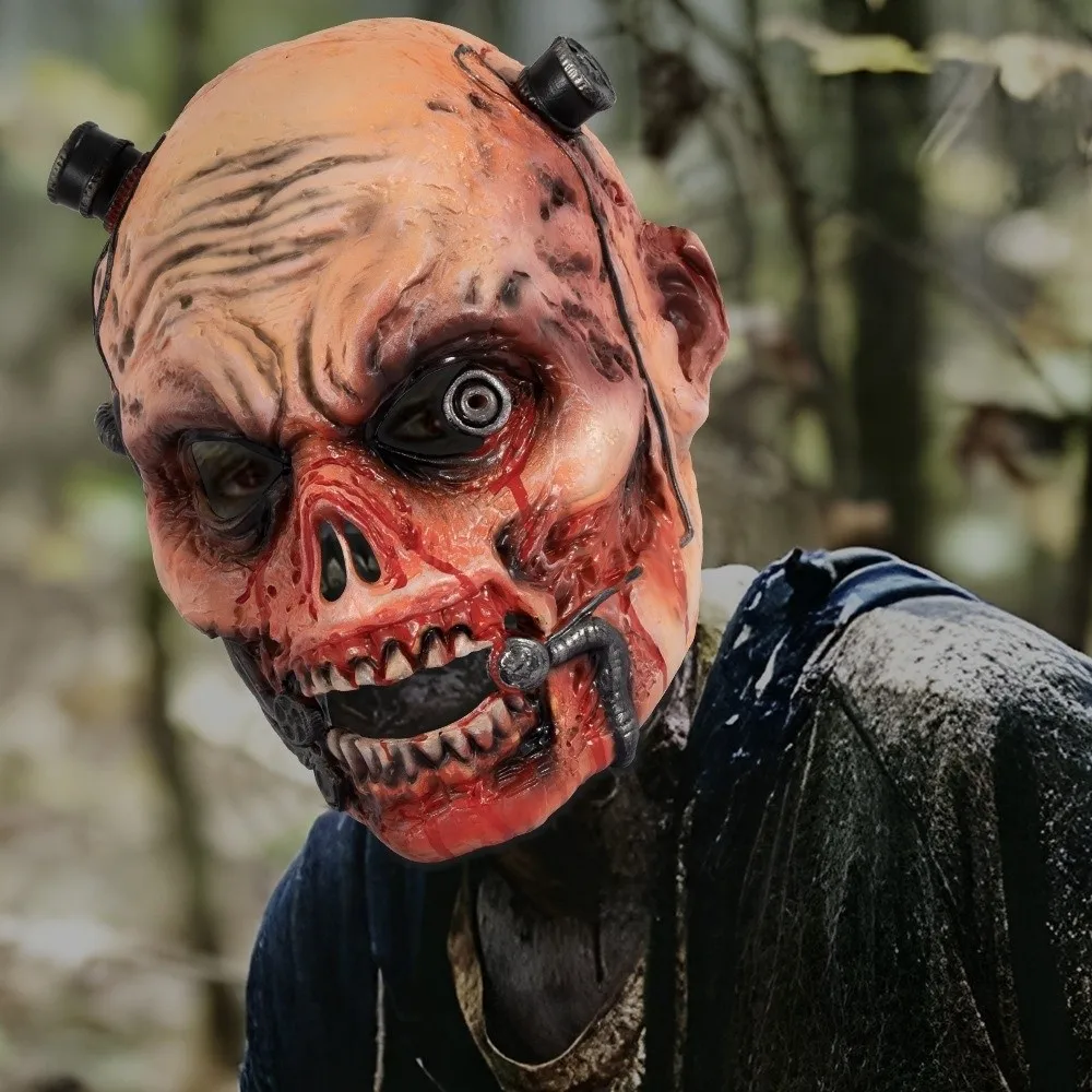 

Realistic Scary Zombie Mask Funny Novelty Halloween Ghost Mask 3D Stereo Demon Grim Reaper Mask Halloween Parties