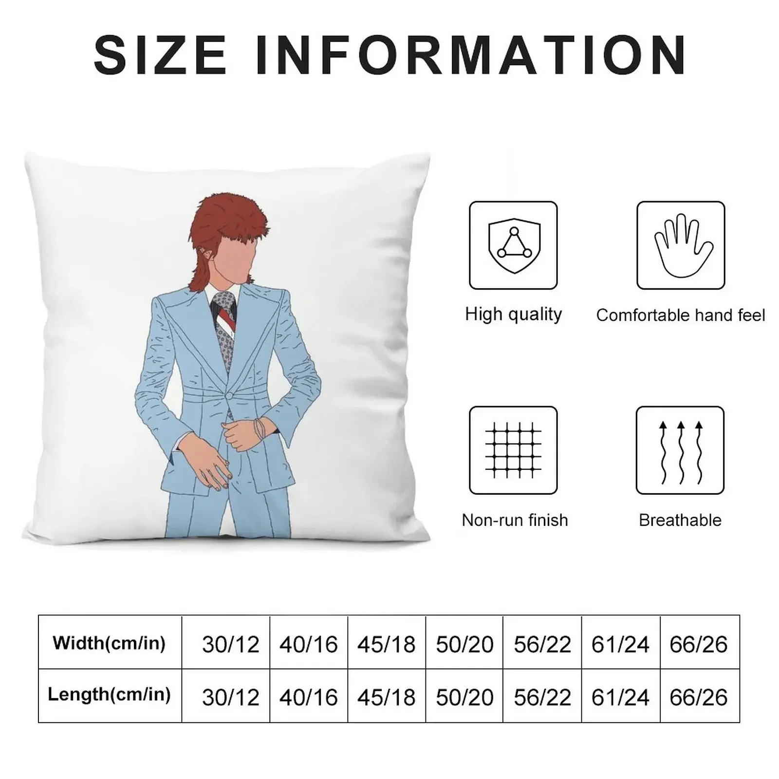 Bowie Throw Pillow autumn pillowcase christmas pillow case ornamental pillows pillow