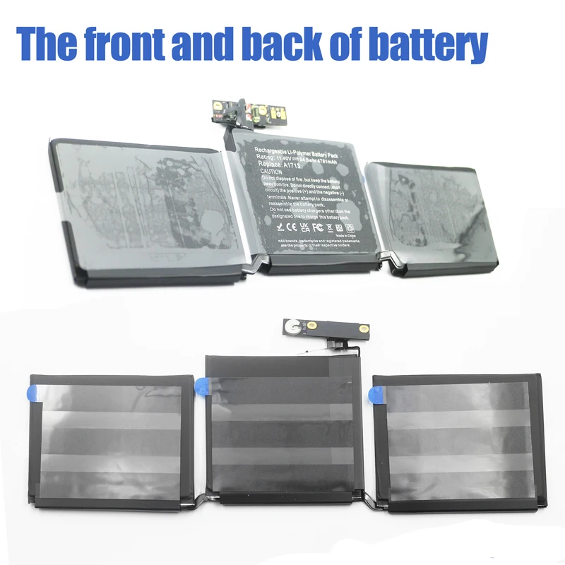11.4V 54.5Wh A1708 A1713 Replacement for Apple A2171 A2159 A2289 A2338, MacBook Pro 13 inch (Late 2016, Mid 2017, Mid 2019, 2020