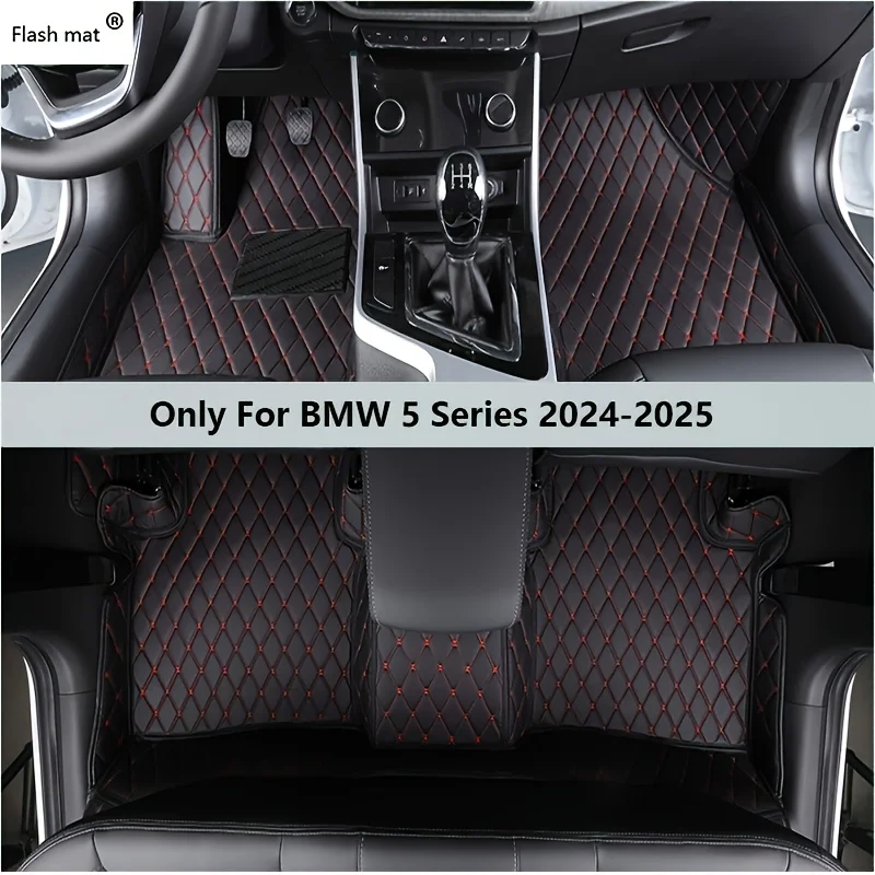 

Customized Non-slip Full Coverage Car Floor Mats For BMW 5 Series 2024-2025 G60 Auto Fussmatten Latest Years Available