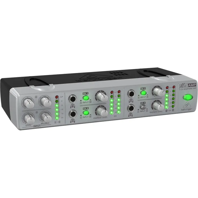 

Behringers AMP800 Portable Earphone Professional High Power Band Earphone Amplifier