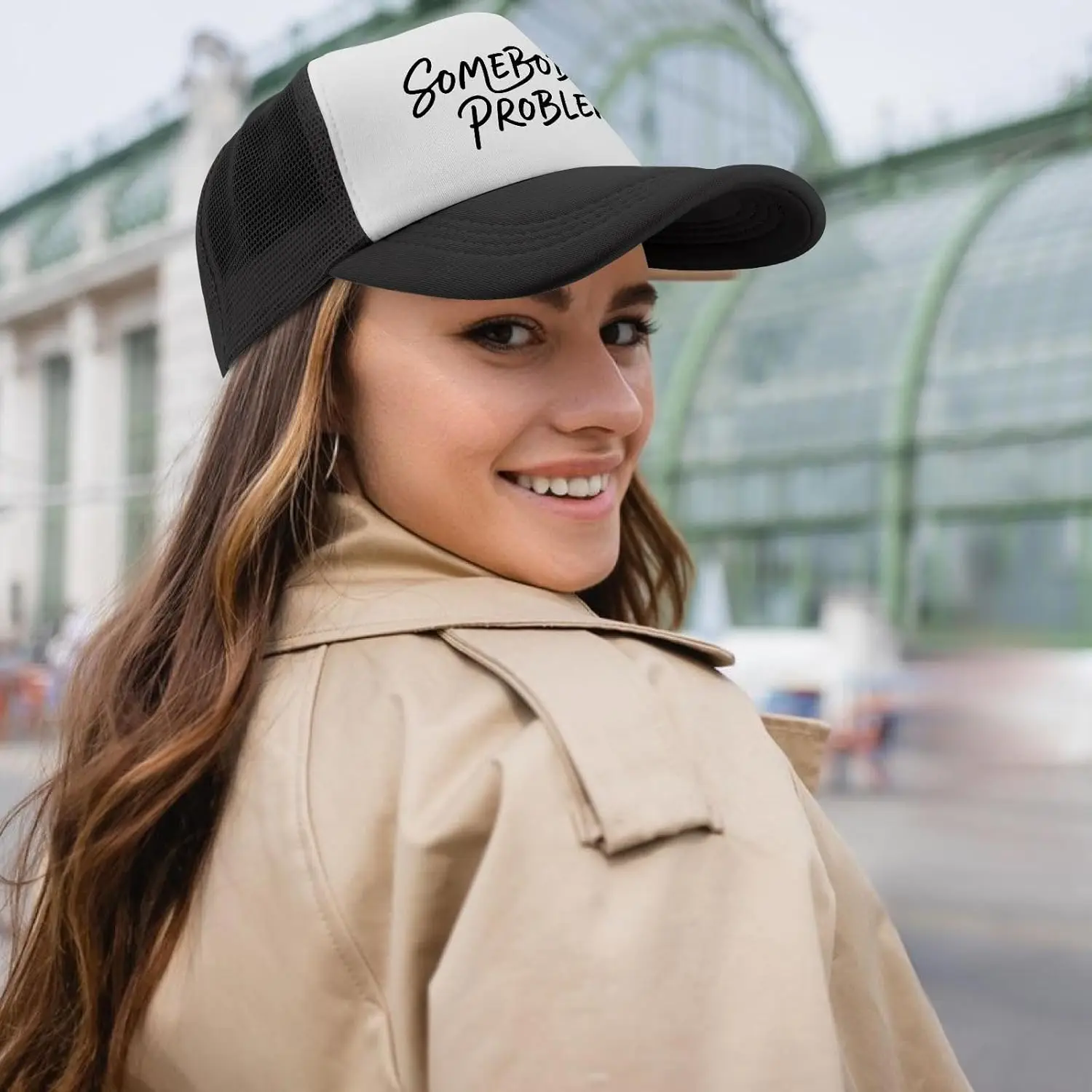 قبعات سائقي الشاحنات بمشكلة شخص ما، قبعة Garde للابن