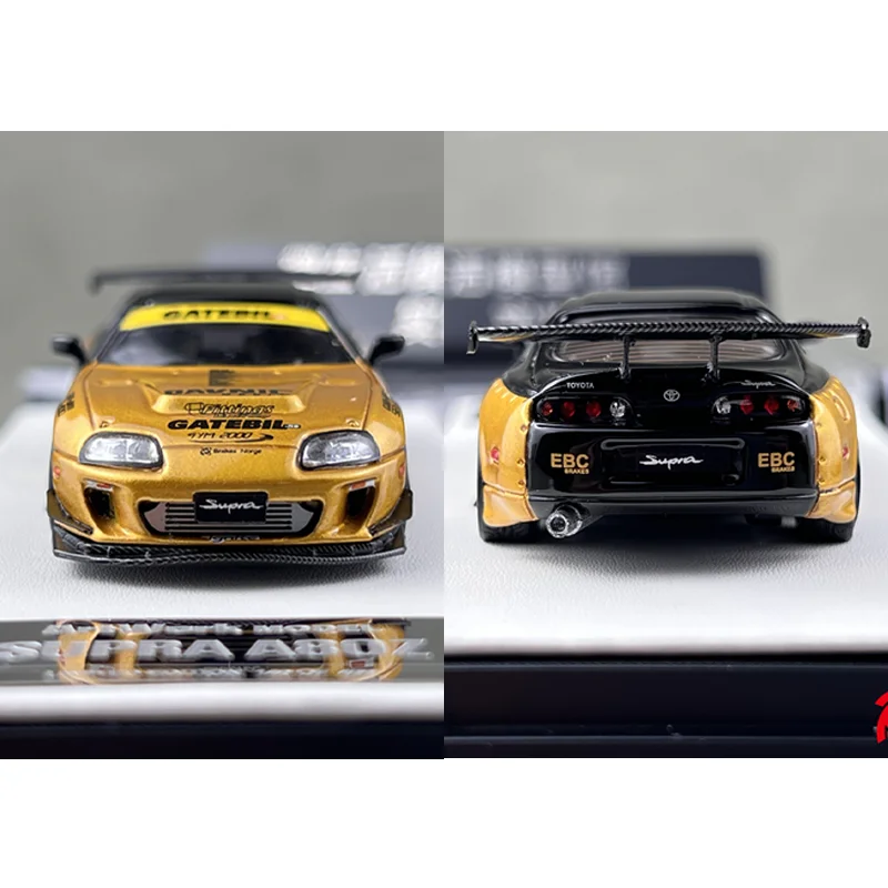 TM 1/64 Toyota Supra A80Z Art Work Limited Edition Twin Auto Pakket Legering Speelgoed Motor Diecast Metaal Model Gift