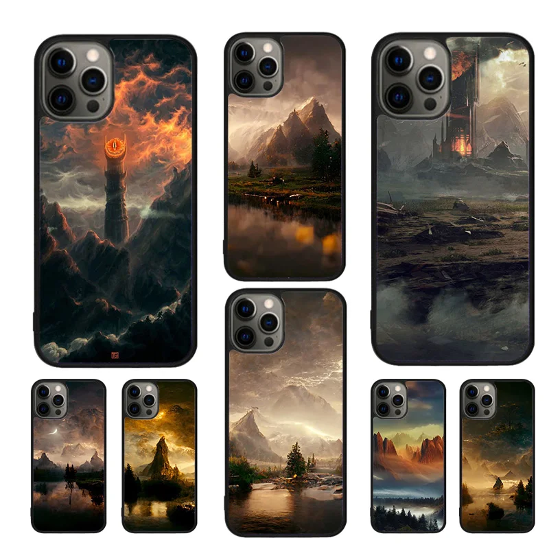 The road to Mordor Mobile Phone Cases Cover For iPhone 16 15 14 12 13 mini 11 Pro MAX apple 6 7 8 Plus SE2020 Coque