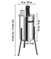 

Extractor, honey shaker, honey separator 234 boxes, electric belt outriggers over