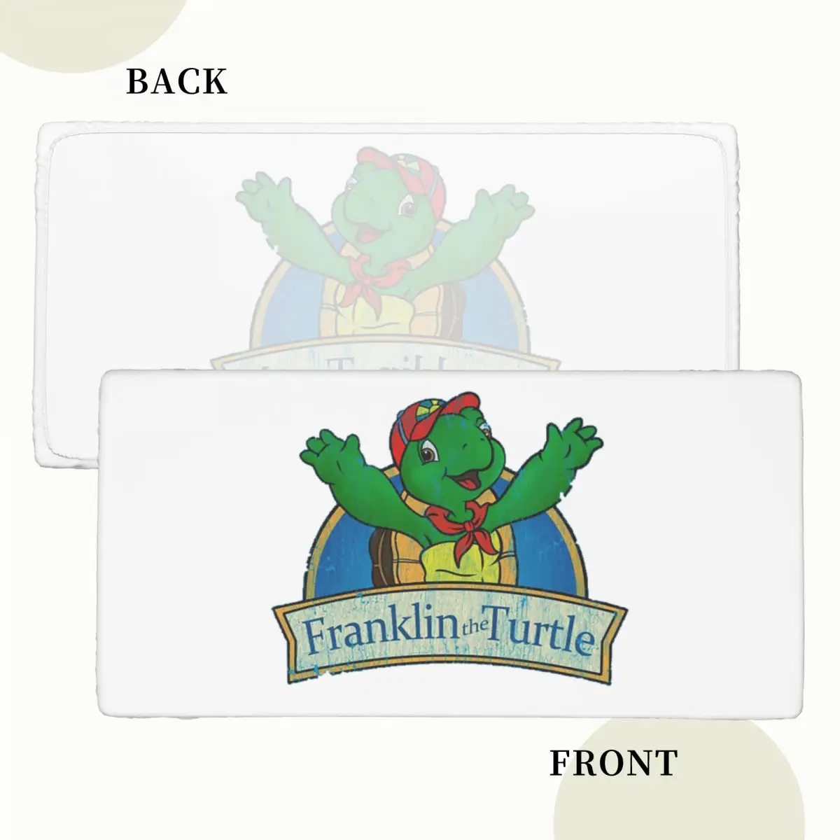Vintage Franklin The Turtle Custom Rectangular Tablecloth Oilproof Table Cover for Dining Events Table Cloth