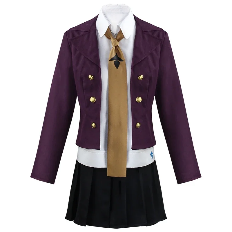 

Danganronpa Cosplay Kirigiri Kyouko School Uniform Sailor Suit Halloween Anime Costume Props