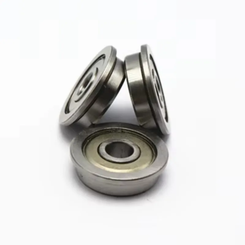 Hoogwaardige CNC-gefreesde precisiekogellagers met flensmontage en rib voor broots- en boortoepassingen