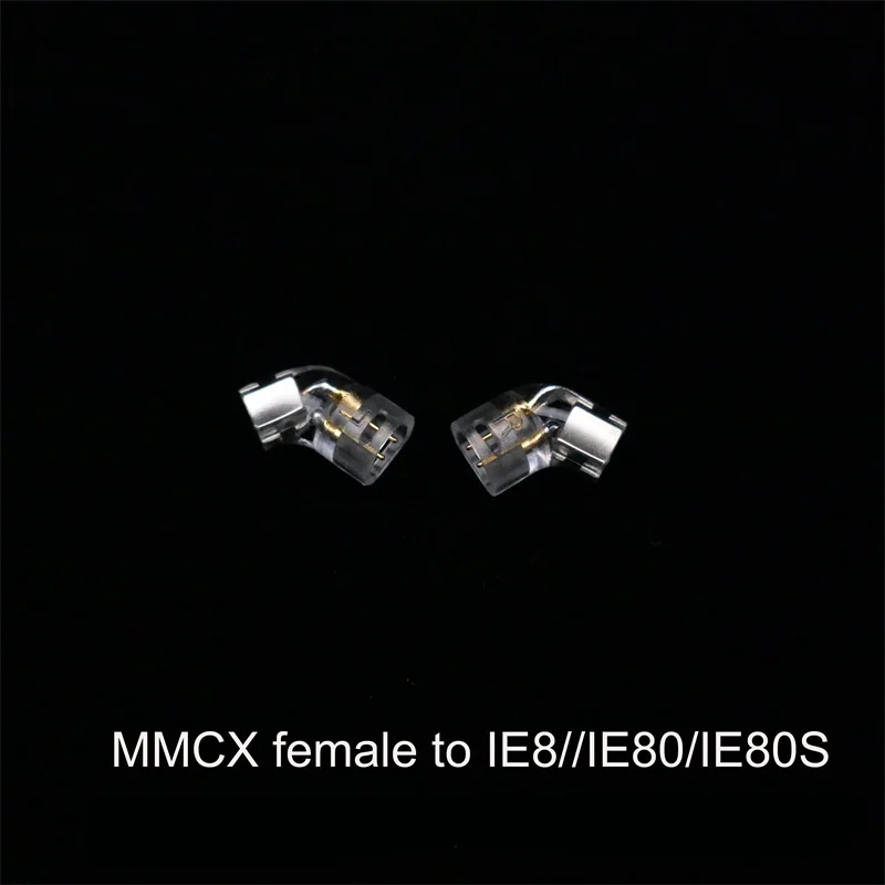 Adaptador de cabeza de conversión de Pin de auriculares hembra MMCX/0,78 MM a Sennheiser IE8 ie8i IE80 IE80S IE40PRO IE400 IE500 PRO
