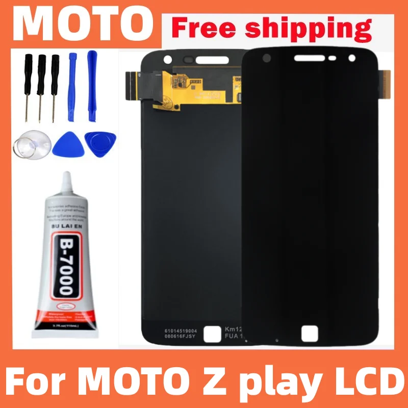 

5.5 inch touch screen LCD XT1635 for Motorola Moto Z Play, installed on XT1635-02 digitizer