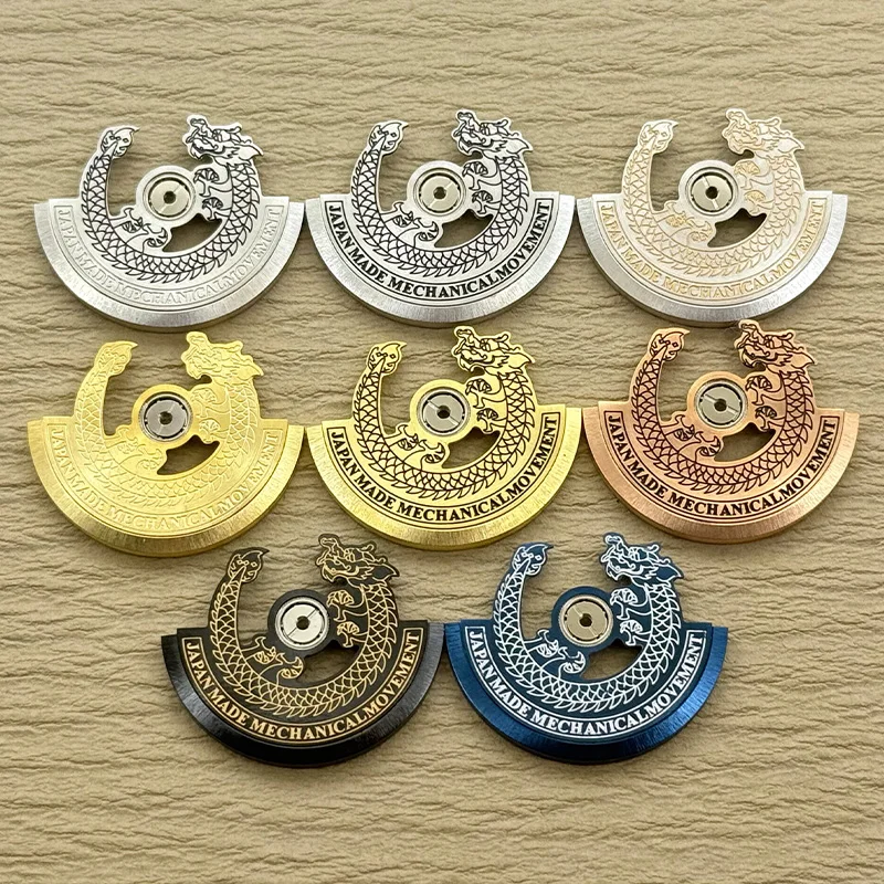 Customize NH35 Movement Rotor Fit for NH36 NH38 NH70 4R 7S Movement Pendulum Oscillating Weight Refit Hammer Rotor Watch parts