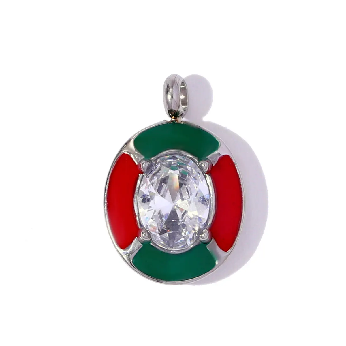 

3Pcs/Lot Stainless Steel Flower Charms Natural Stone Pendant For DIY Making Earrings Necklace Fashion Accessories Wholesale