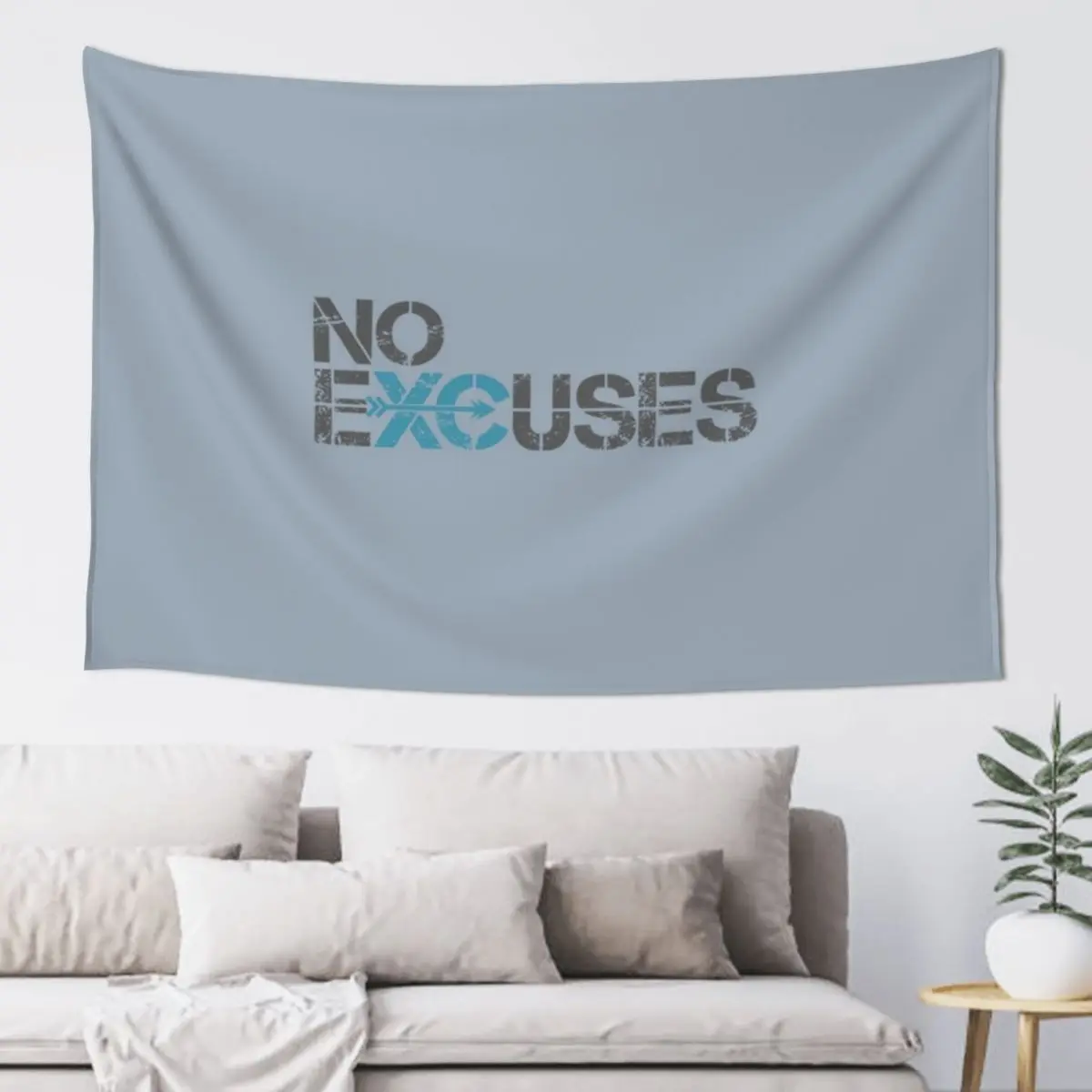 

Cross Country Running No Excuses Tapestry Room Aesthetic Decor Wall Decoration Items Decorations For Your Bedroom Tapestry