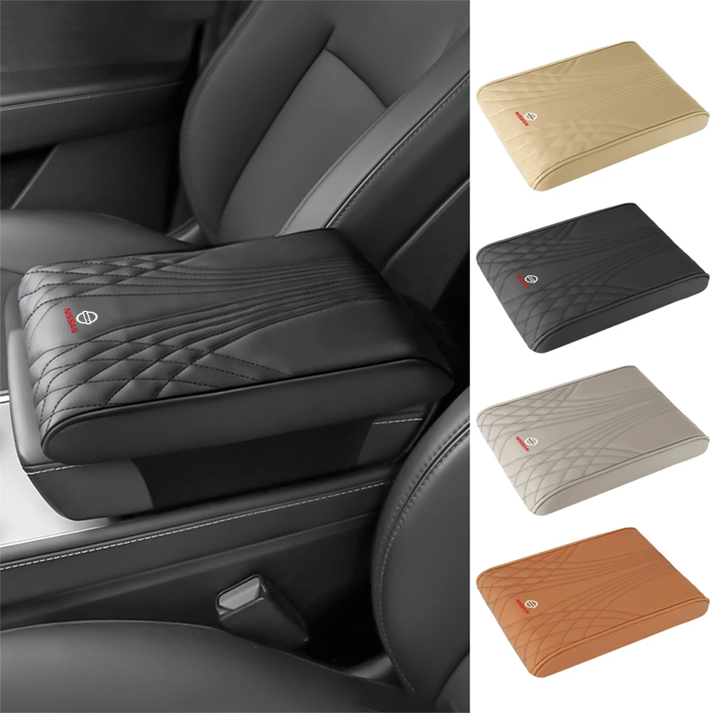 Comfort Memory Foam Car Armrest Box Upgraded Protection Comfortable For Nissan Sylphy Cube Juke Rogue Maxima Sentra Nismo Note