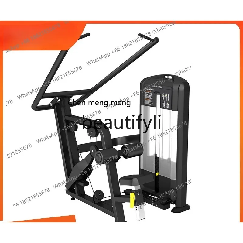 

Gym professional commercial trainer, fitness back muscle strength, sitting high-pull back pull-down training equipment