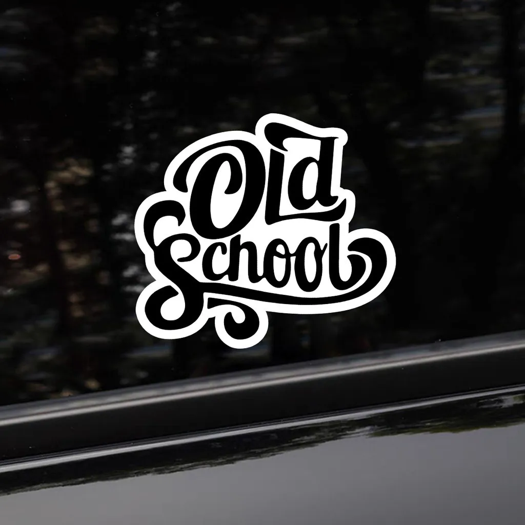 JDM Retro Style Motorcycle Decor Stickers Helmet Car Scooter Fender Waterproof Decals