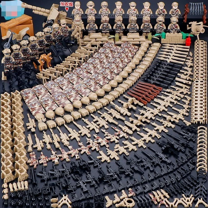 Figurines militaires soldats Forces spéciales figurines de Police puzzle pour enfants puzzle jouet pour garçon