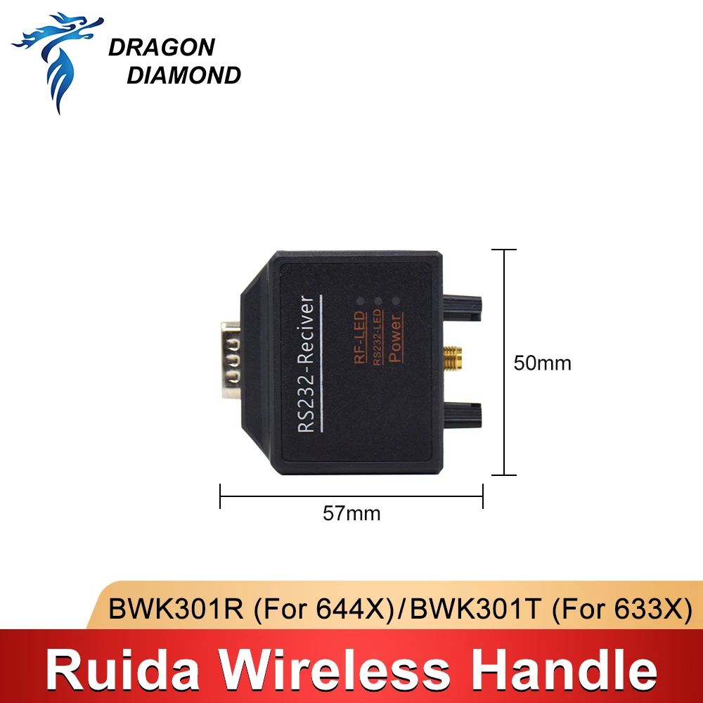 Ruida Wireless Operating Handle BWK301R BWK301T for RDC6442G RDC6442S RDC6432G RDC6332G/M CO2 Laser controller - Image 3