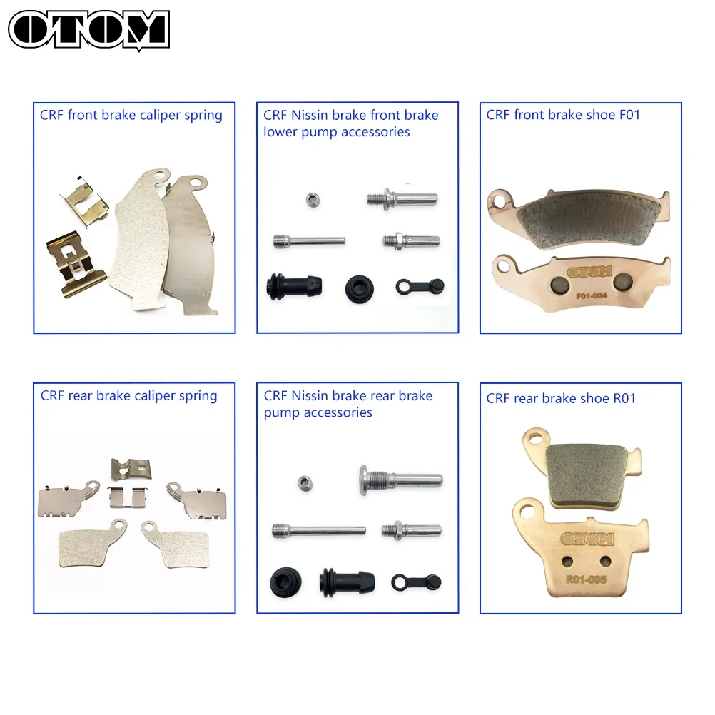 Motorcycle Front Rear Brake Caliper Repair Kit Hydraulic Brake Lower Cylinder Universal Parts For Nissin HONDA CR125R CRF