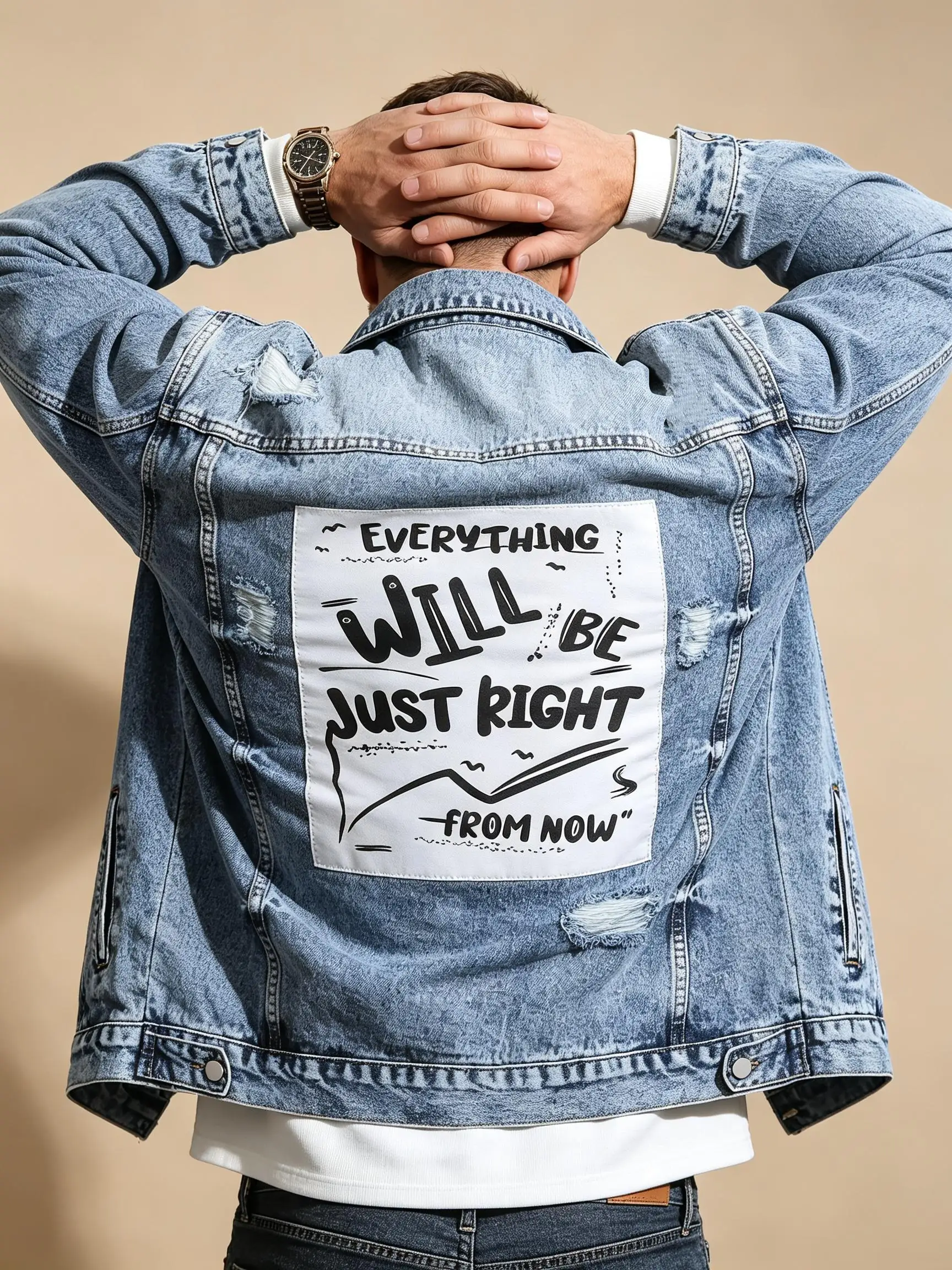 Men Y2K Windproof Denim Jacket, Casual American Street Outerwear, Holiday Gift For Your Lover