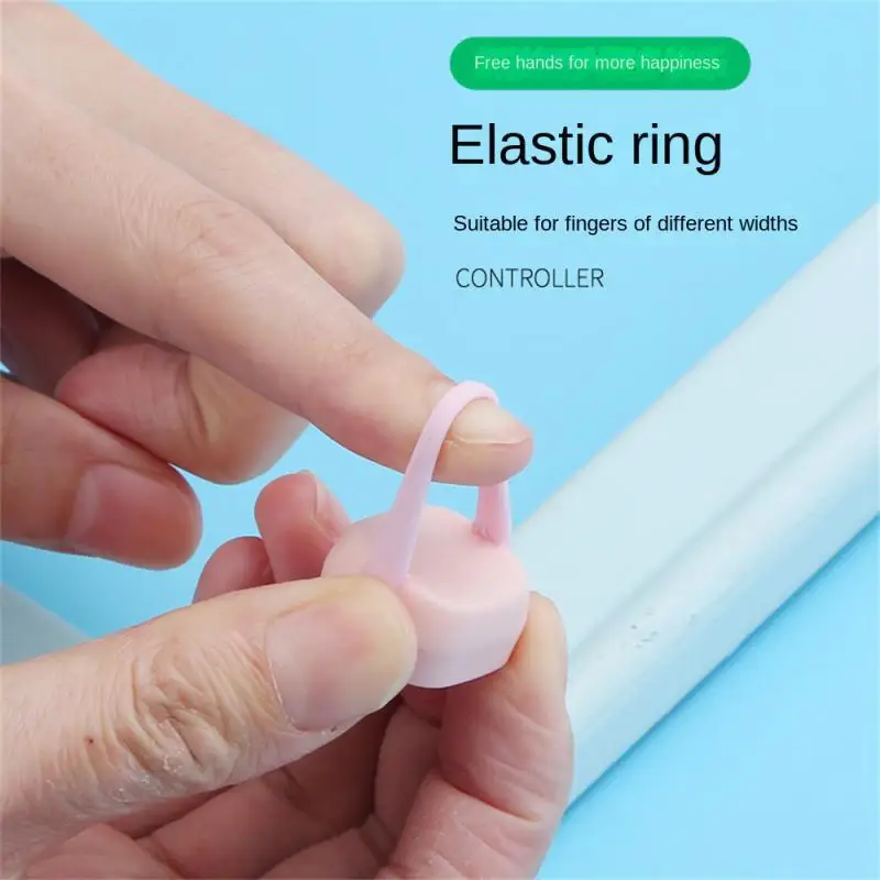 Rechargeable Wireless Shutter Release Button Mini Fingertip Ring Remote Control Phone Selfie Controller Self-Timer