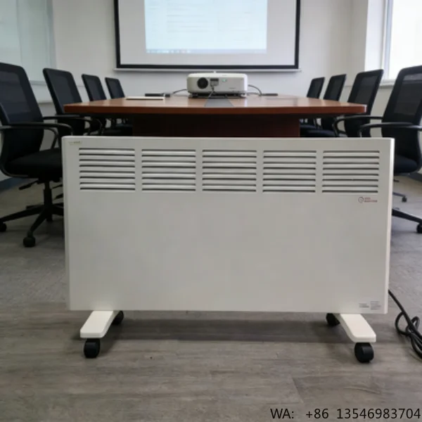 Factory Price 2000W Electric Convection Heater Portable Baseboard Space Heater with Caster Wheels for Household Heating