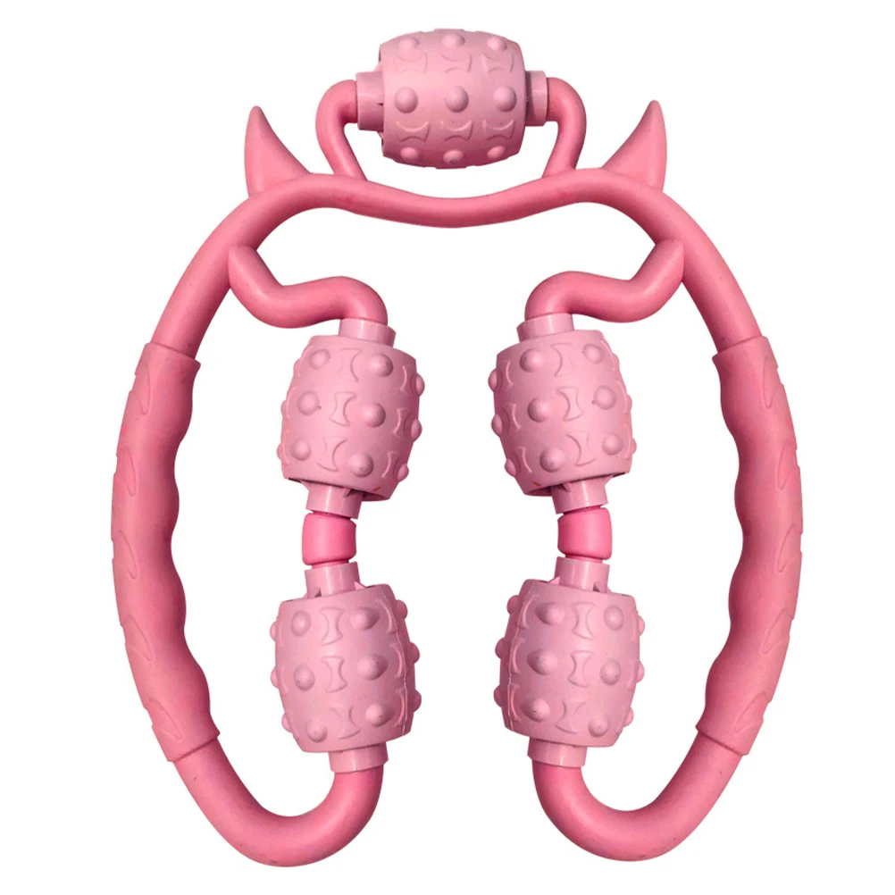 

1 шт., массажер для мышц ног, ручной роликовый массажер, эргономичный, подходит для икр, бедер, мышц, роликовый массажный ролик