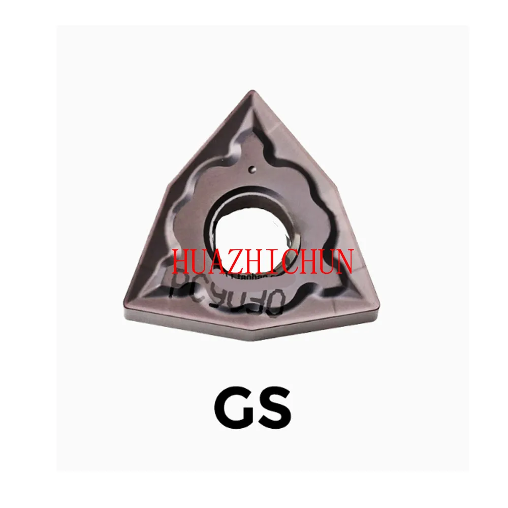

HUAZHICHUN WNMG080408-GS PC9030 Carbide Inserts Milling Cutter Tool