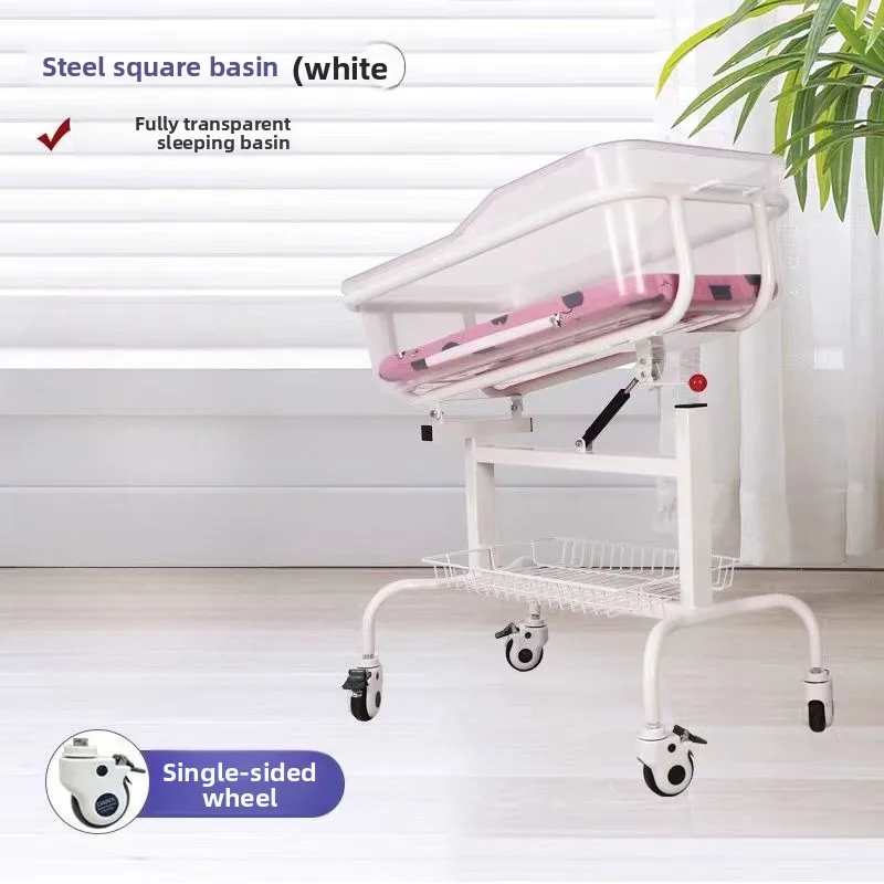 عربة أطفال طبية قابلة للتعديل، مركز أمومة لحديثي الولادة، طاولة تغيير حفاضات الأطفال المتنقلة، استخدام المستشفى، نمط التصميم #2
