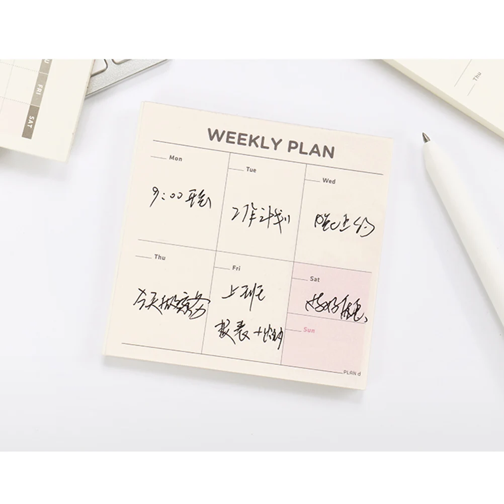 60-листовый блокнот с меморандом, тетради-планировщики без даты, офисный блокнот, бумага для гладкого письма, библиотека студенческого работника