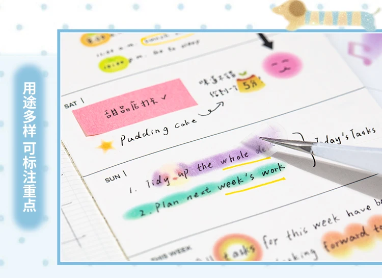 TIANZI 24-Sheet Kawaii Creative Fruit Theme Die Cut Stickers Book for DIY Scrapbooking Handmade Aesthetic Diary Stickers
