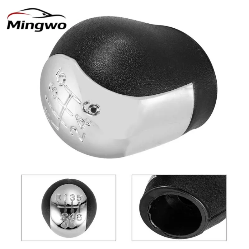 5/6 Speed Chrome Gear Shift Knob Lever Stick For Opel Vauxhall Vectra C Vectra B Corsa Astra 2002-2005
