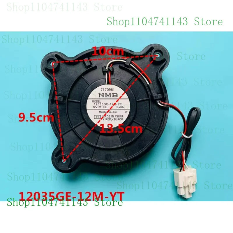 Genuine New for NMB 12035GE-12M-YT DC12V 0.26A for Refrigerator cooling fan