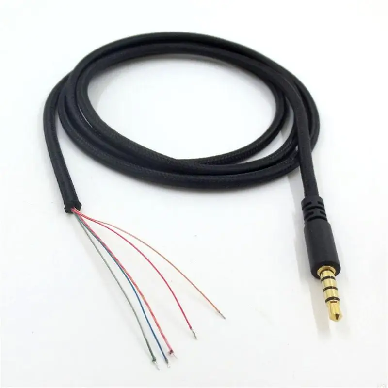 127C Headphone Cable 3.5mm Male Plug Connector Cord Line for Hyper X Cloud II Cloudx Revolver S