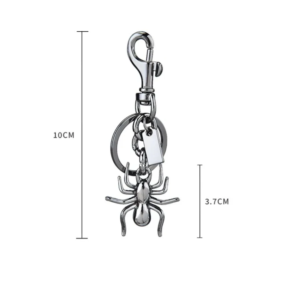 Metal Spider Bag Pendant Personalized Keychain 3-color Spider Decoration Bag Accessory Pendant Creative Small Hanging Decoration