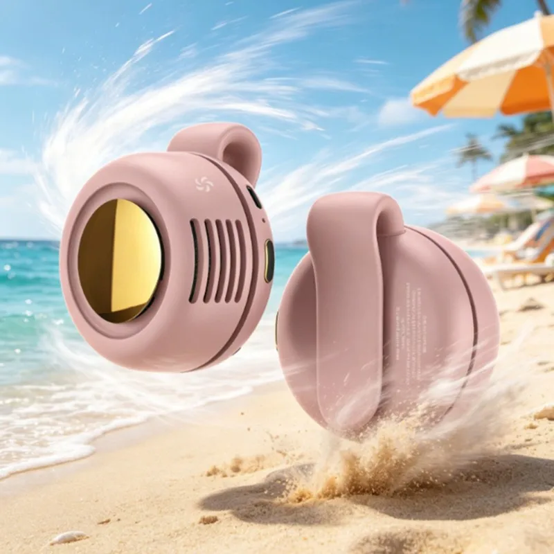 

TAIGH-USB Rechargeable For On No-Blade Portable Waist Fan For Mini Clip-Fan Battery For Personal Cooling