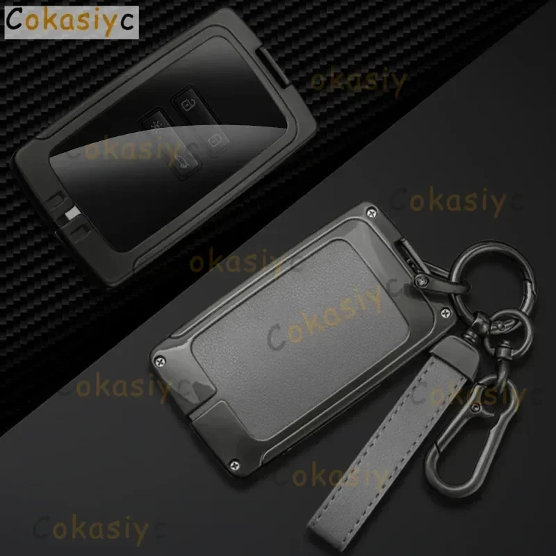 New Zinc Alloy Car Card Key Case Cover Fob for Renault Espace 5 Kadjar Koleos Captur Megane 4 Talisman Arkana Dacia Sandero