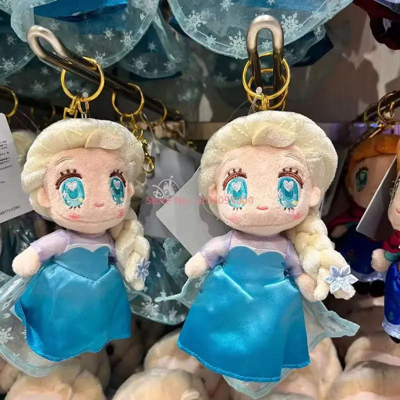 Disney Frozen Elsa Anna Princess ตุ๊กตา Kawaii การ์ตูนสร้างสรรค์ตุ๊กตาพวงกุญแจตุ๊กตาจี้เพื่อนวันเกิดคริสต์มาสของขวัญ