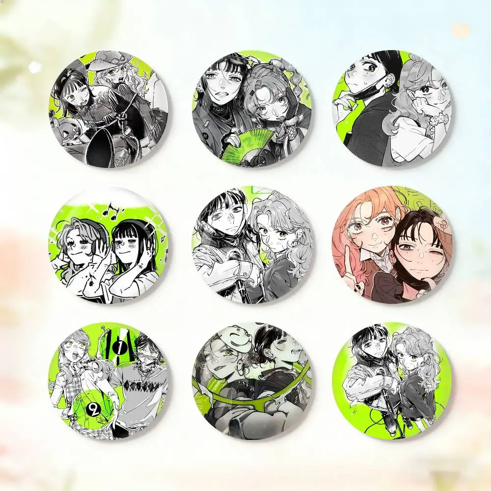 

A-Aya Osawa M-Mitsuki Koga MitsuAya Badge Tinplate Soft Button Pin Brooch Metal Badge Custom Jewelry Accessories Hat Bag Lapel